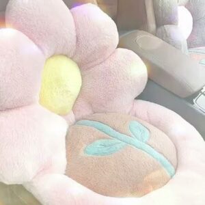 Flower-Shaped Car Seat Cushion with Lumbar Support