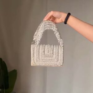 Crystal Beaded Mini Handbag