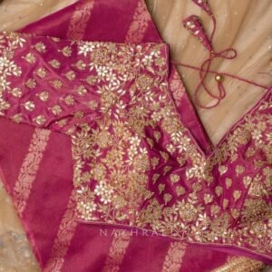 Gulaaz Silk saree with readymade blouse