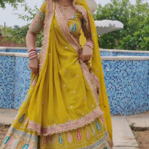 Bridal Wear Lehenga, rajputani lehenga , rajputi lehenga
