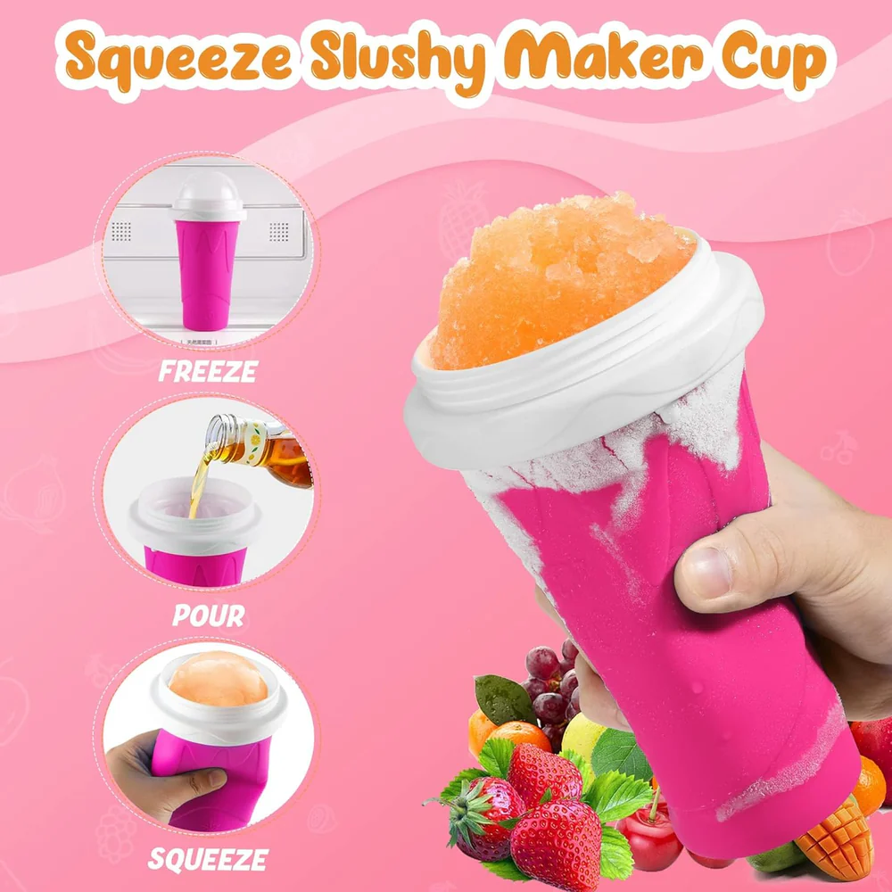 Reusable Squeeze Slushy Cup – DIY Frozen Drink Maker - Image 5