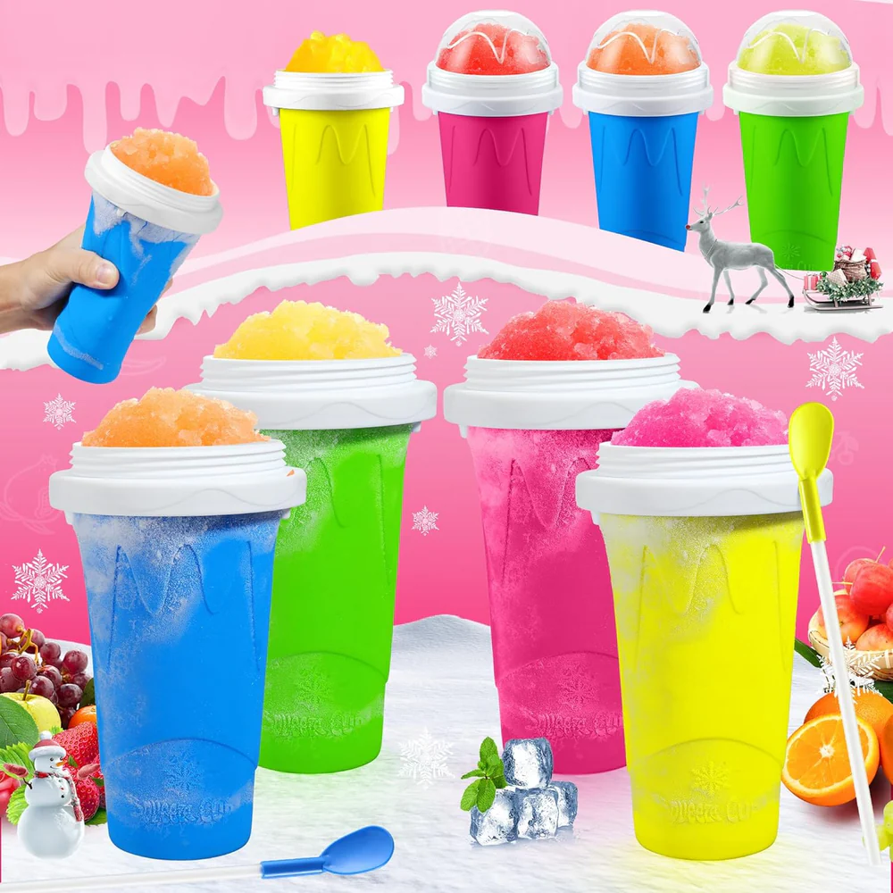 Reusable Squeeze Slushy Cup – DIY Frozen Drink Maker - Image 7