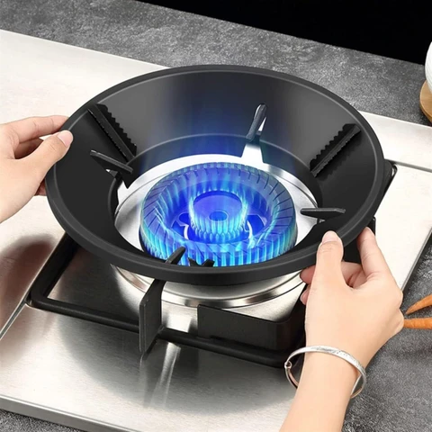 Gas Stove Windproof Cooking Shield and Heat Concentrator - Image 2