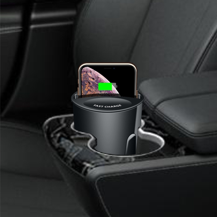 Car Cup Holder Phone Mount with Dual USB Charger - Image 2