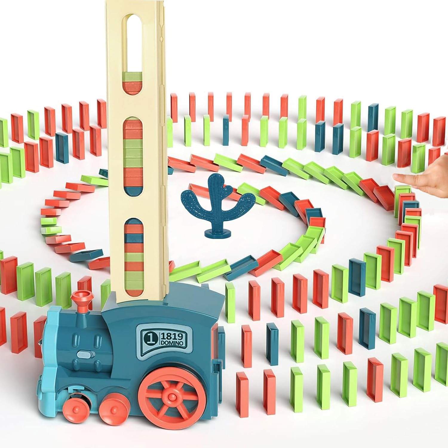 Domino Train Automatic Placement Toy - Image 2