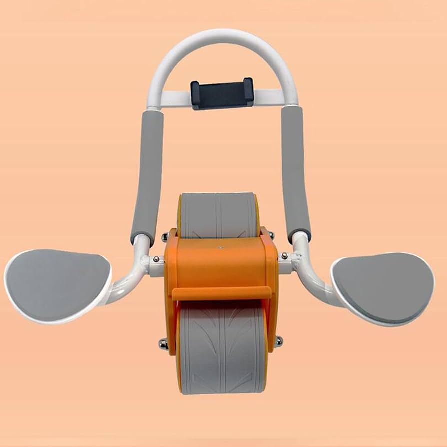 Dual Wheel Ab Roller with Ergonomic Handles for Core Strength - Image 2