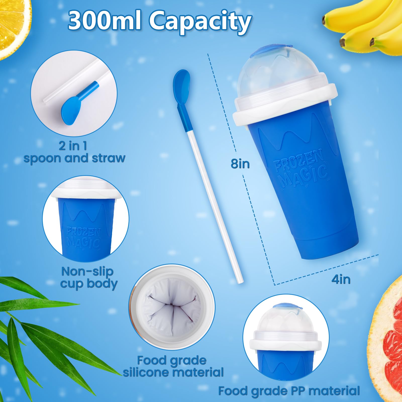 Silicone Cleaning Cup for Bottles and Glasses - Image 3
