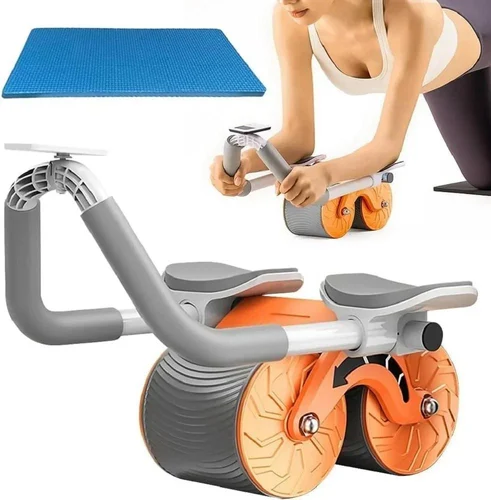 Dual Wheel Ab Roller with Ergonomic Handles for Core Strength - Image 3