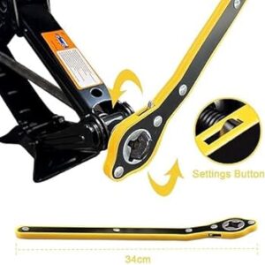Heavy-Duty Scissor Car Jack Crank Handle