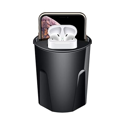 Car Cup Holder Phone Mount with Dual USB Charger - Image 4
