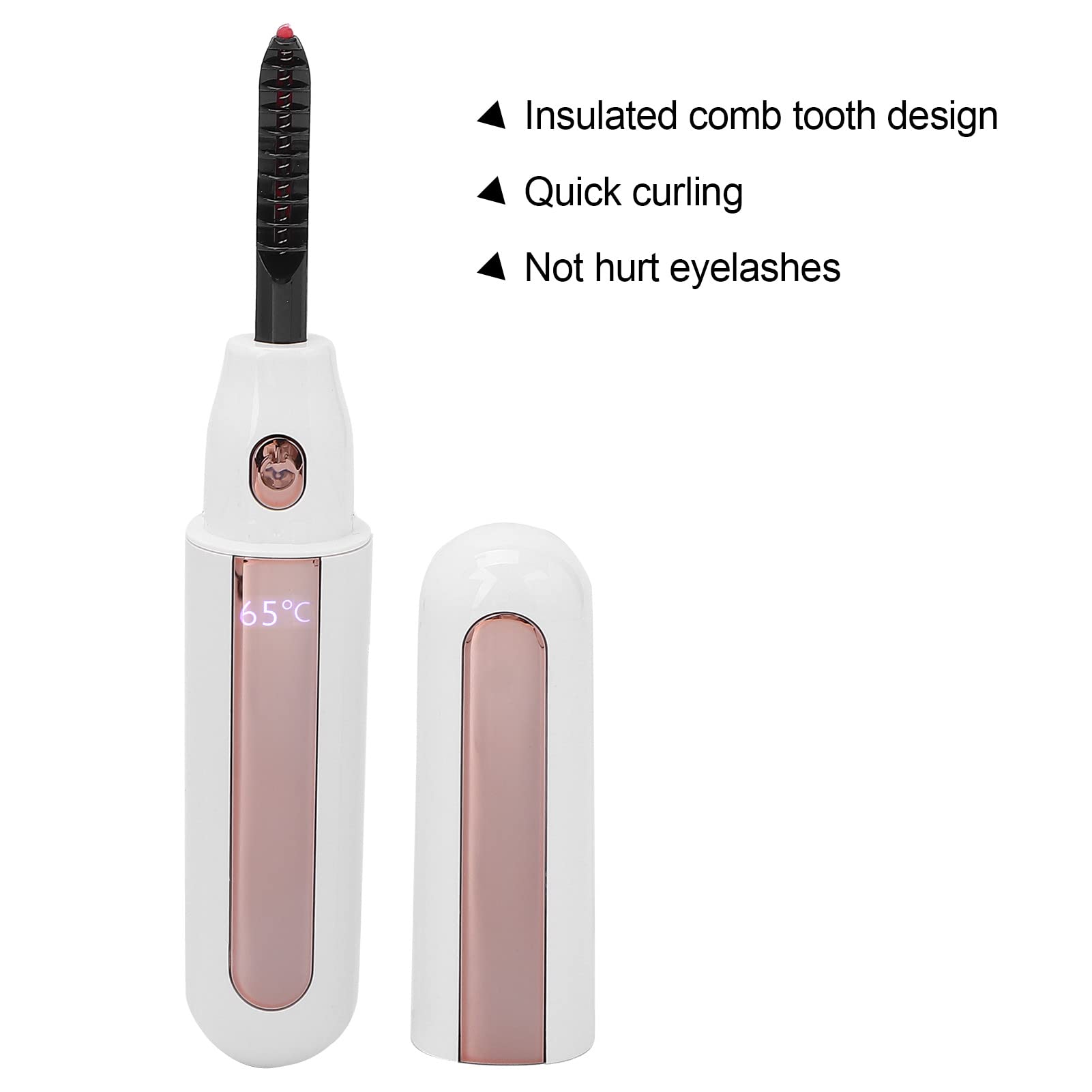Heated Eyelash Curler with Digital Display - Image 4