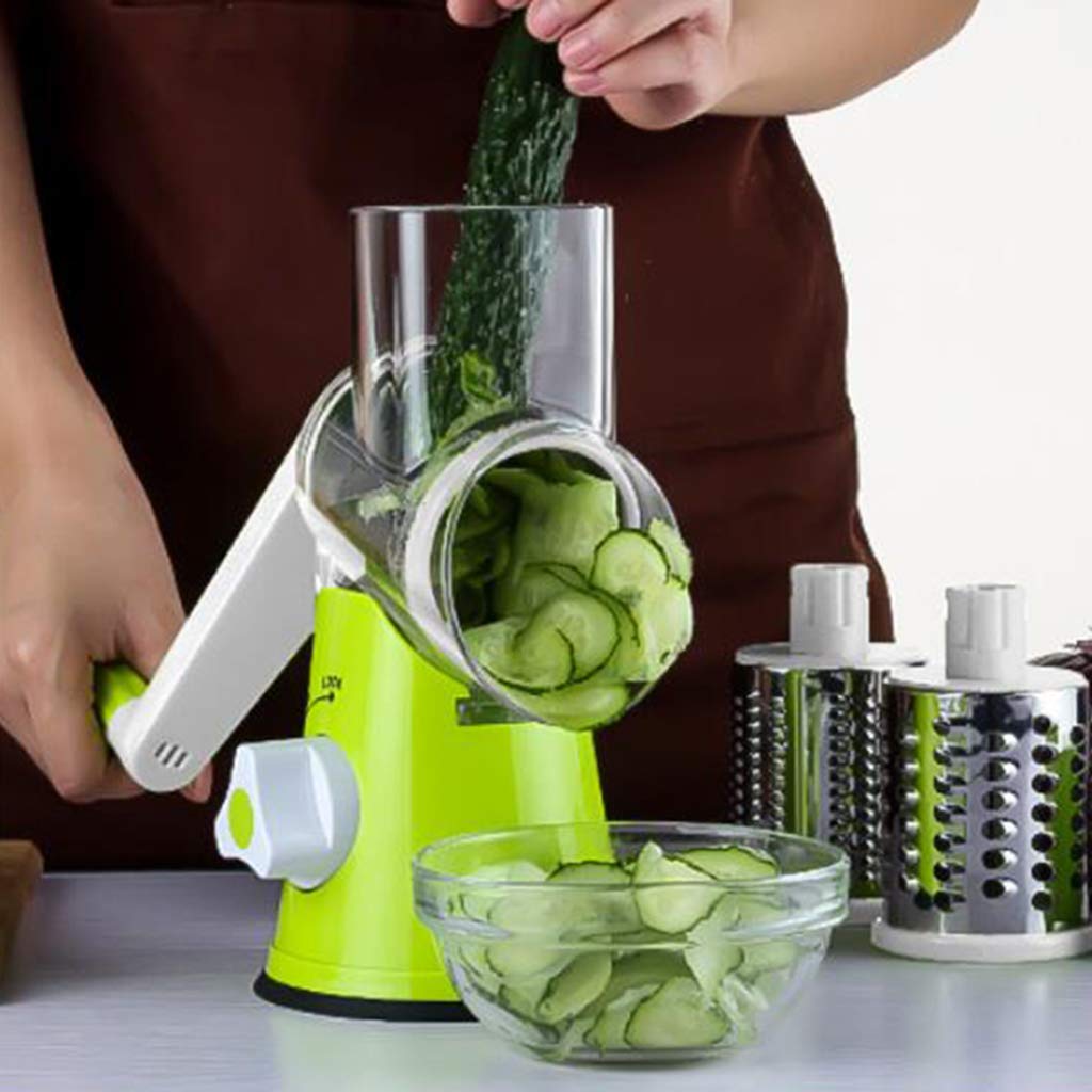 Three in One Manual Rotary Vegetable Slicer - Image 4