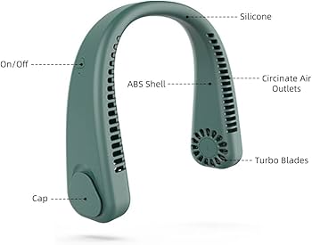 Wearable Neck Fan – Hands-Free Cooling - Image 4