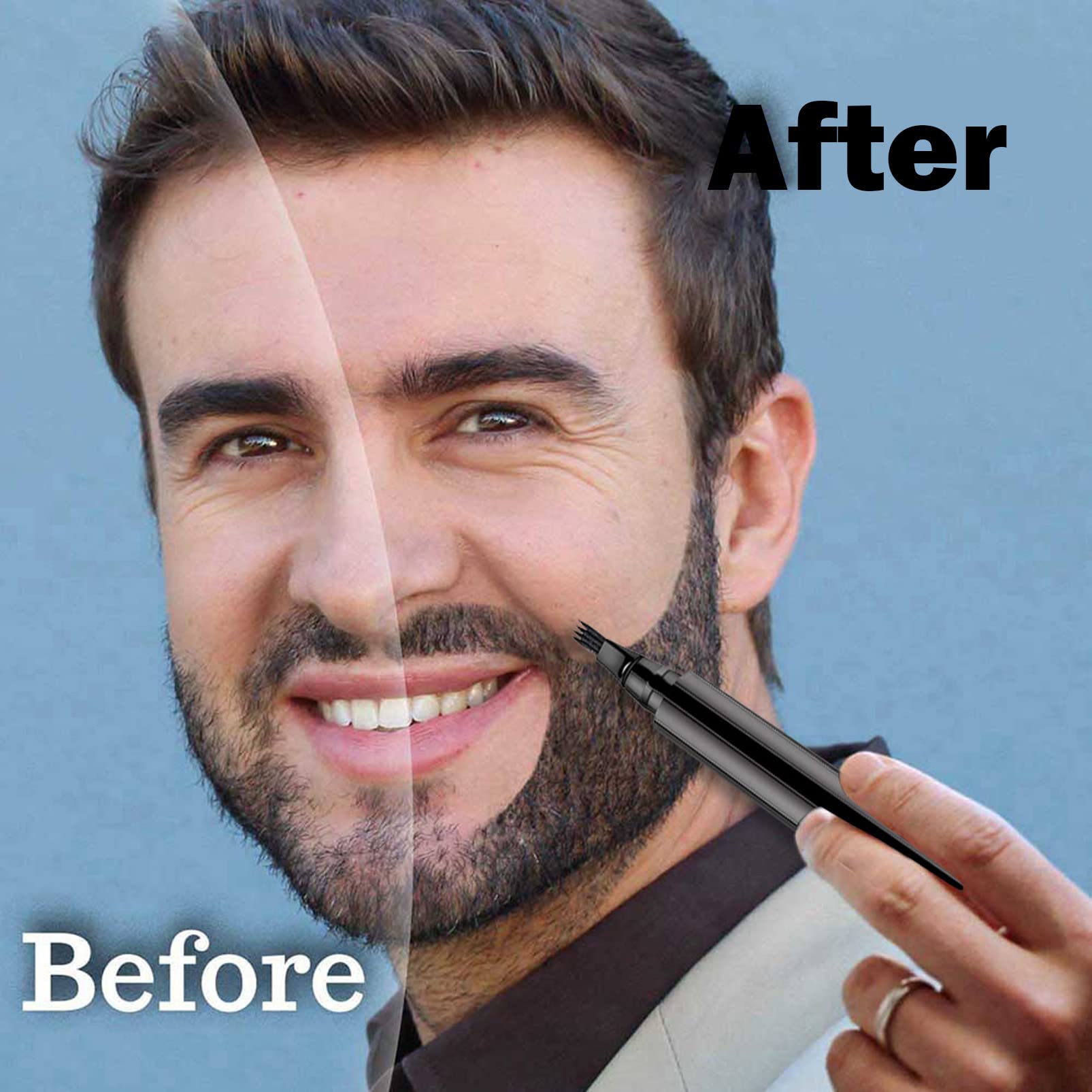 Waterproof Microblading Beard Pen for Natural Beard Filling - Image 4
