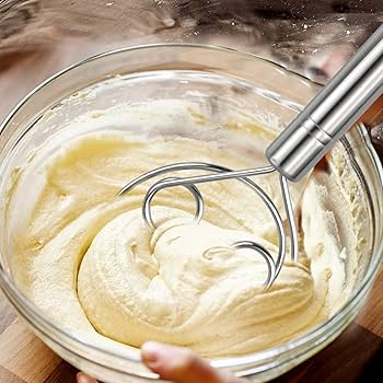 Stainless Steel Manual Dough Whisk - Image 4