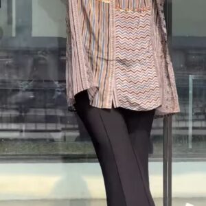 Fashion Floor India Boho Grid Ajrakh Print Multi-Pattern Shirt