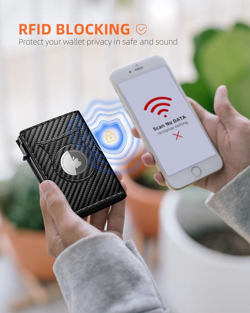 Carbon Fiber Slim RFID Blocking Wallet - Image 2