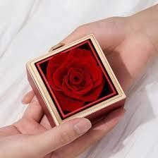 Eternal Rose Jewelry Gift Box with Necklace - Image 4
