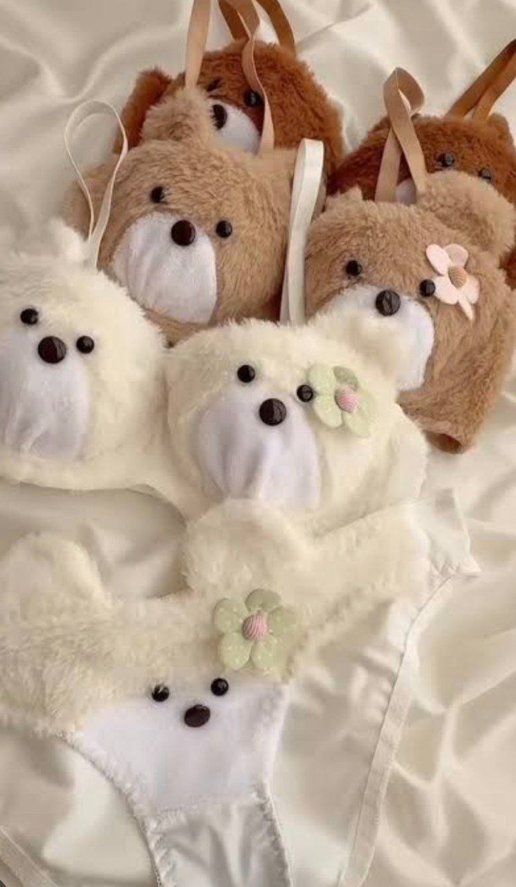 Teddy Bear Fleece Panty with Matching Headband Set - Image 2